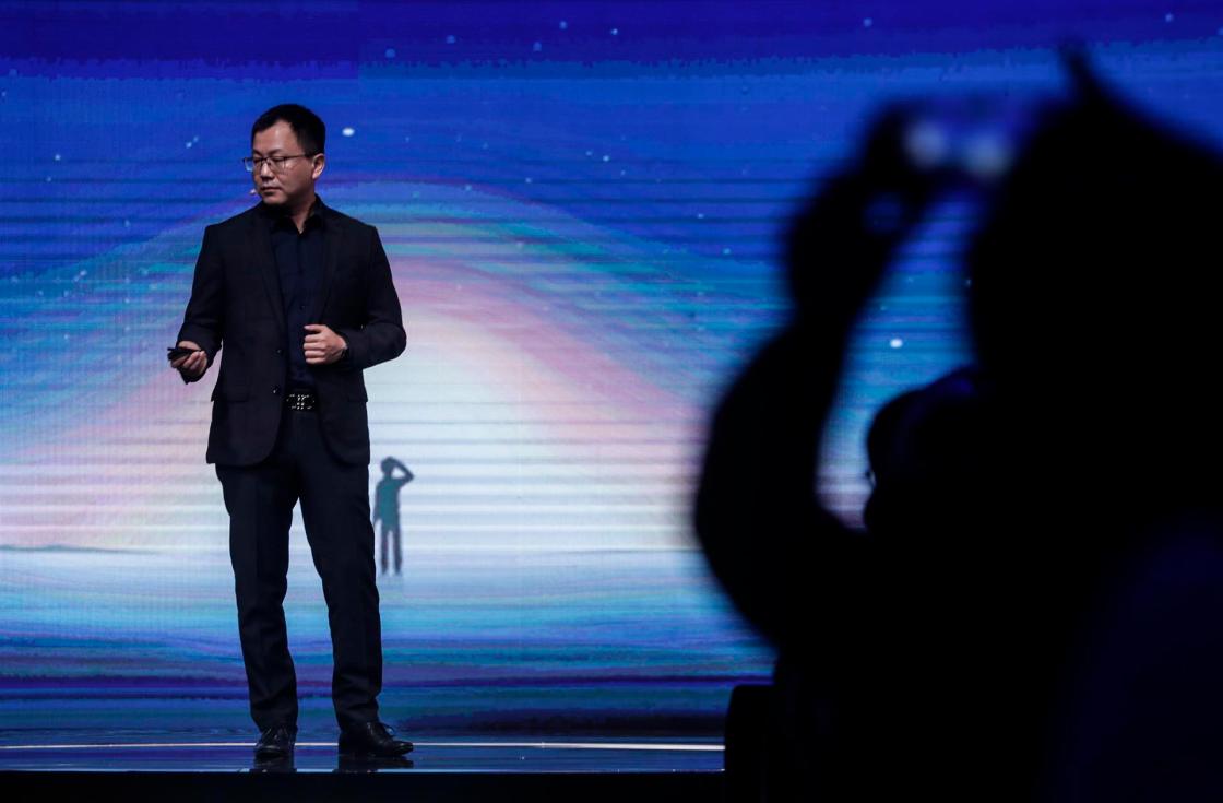 El presidente de la Huawei Latin Cloud America, Fernando Liu, participa en el evento "Huawei Cloud Latam Summit 2022", , en de Río de Janeiro (Brasil). EFE/ Antonio Lacerda