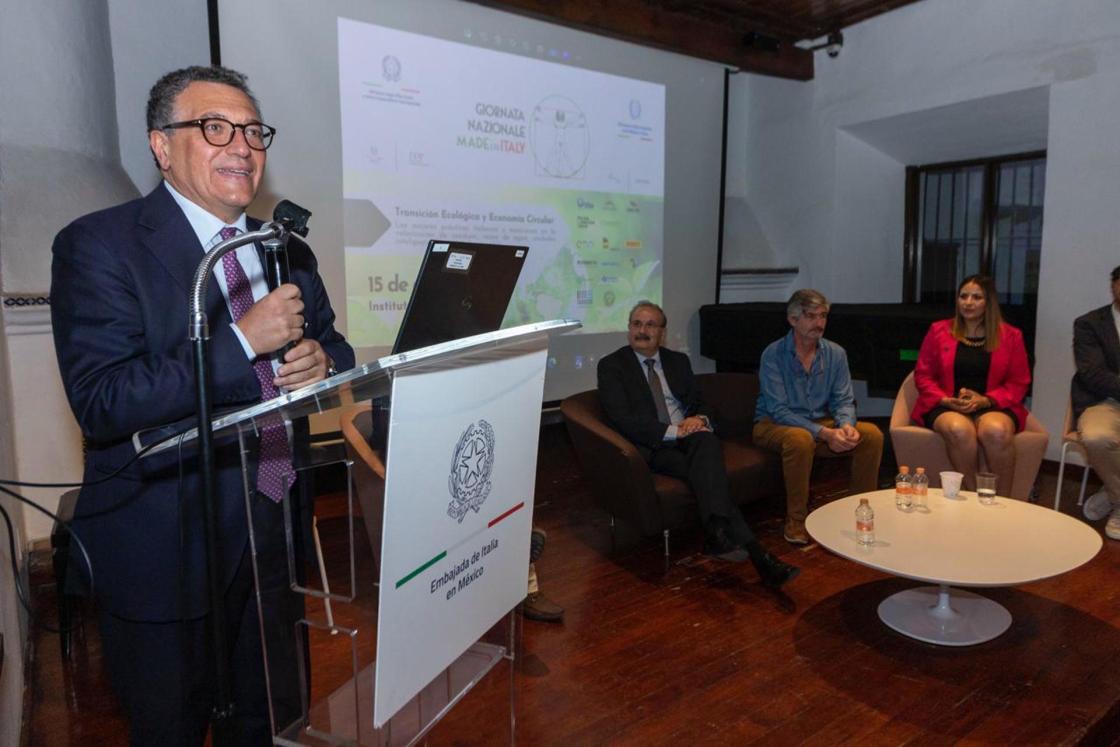 La Embajada de Italia en México, junto con ICE-Agencia Italiana para el Comercio Exterior, la Oficina de Ciudad de México y el Instituto Italiano de Cultura (IIC), celebraron la 1ª edición de la Giornata Nazionale del Made in Italy. SOLO USO EDITORIAL /EFE 