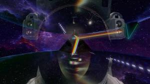 Imagen del proyecto ‘Pink Floyd: The Dark Side of the Moon’ en el Museu de les Ciències de la Ciutat de les Arts i les Ciències de Valencia. EFE
