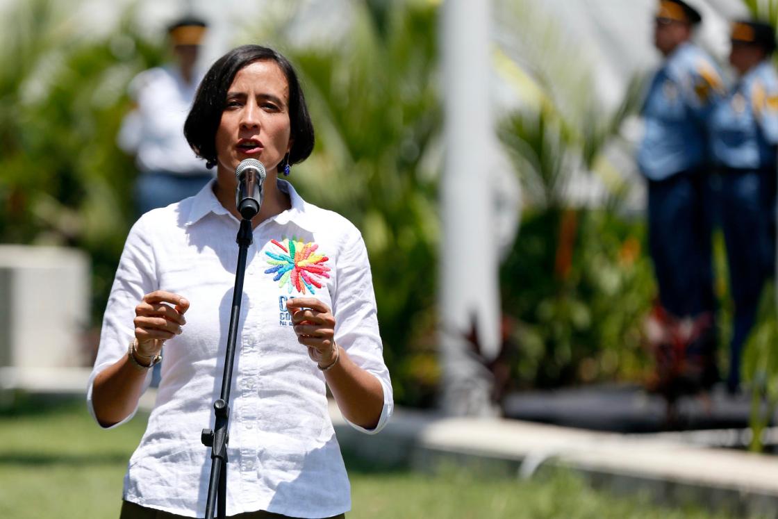 Foto de archivo de la ministra de Medio Ambiente de Colombia, Susana Muhamad. EFE/ Ernesto Guzmán