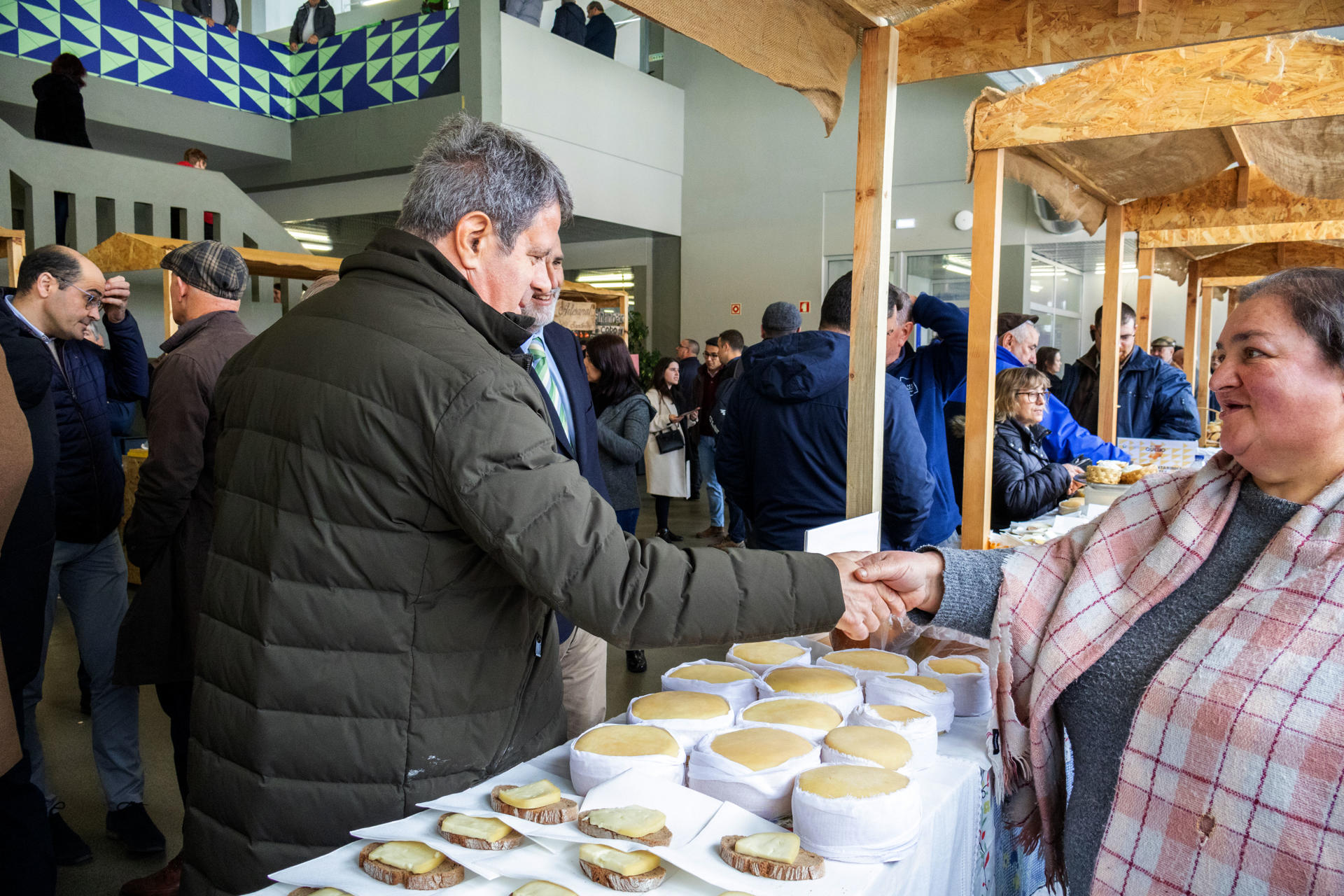 Feria del Queso celebrada el año pasado en Gouveia./ CEDIDAS Cámara Municipal Gouveia