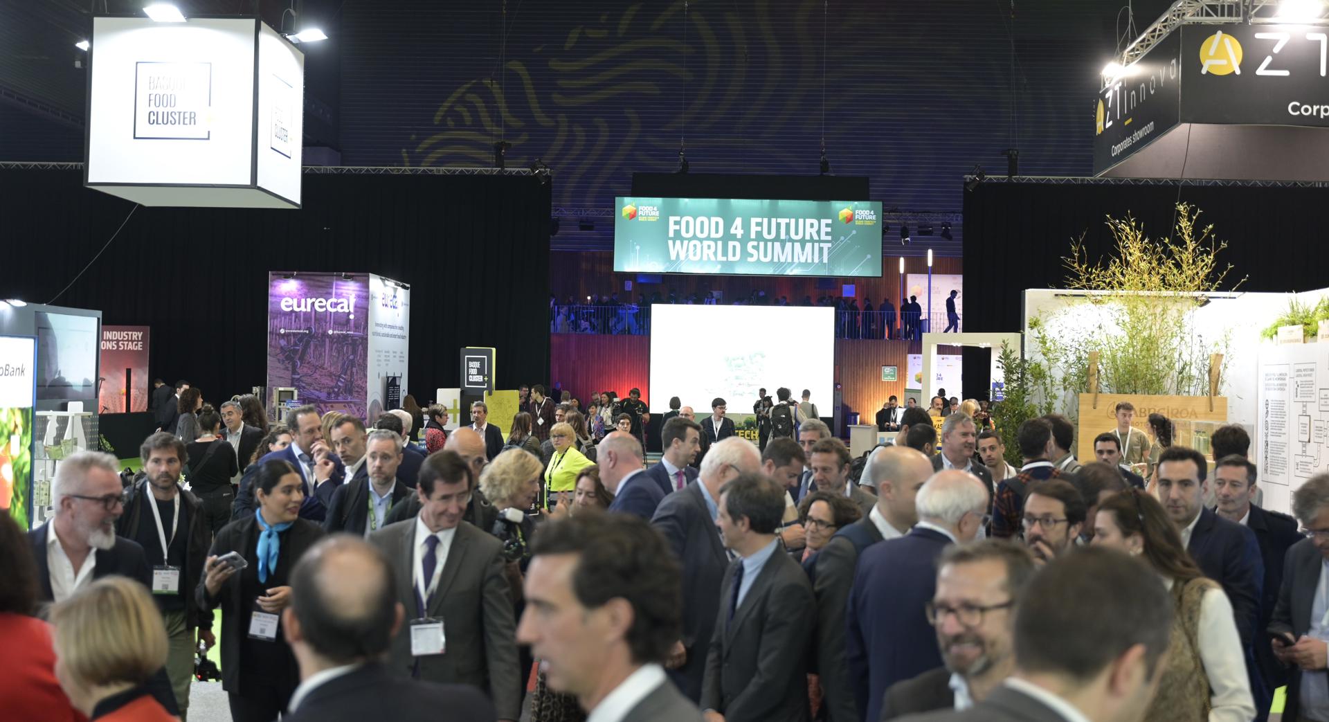 Imagen de ambiente de la IV edición de Food 4 Future, en Bilbao.// IMAGEN CEDIDA POR LA ORGANIZACIÓN