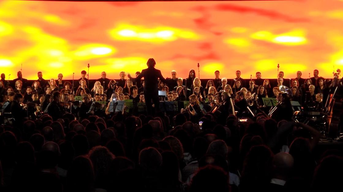 Fotografía del concierto sinfónico ‘Deep Field: The Impossible Magnitude of Our Universe'.