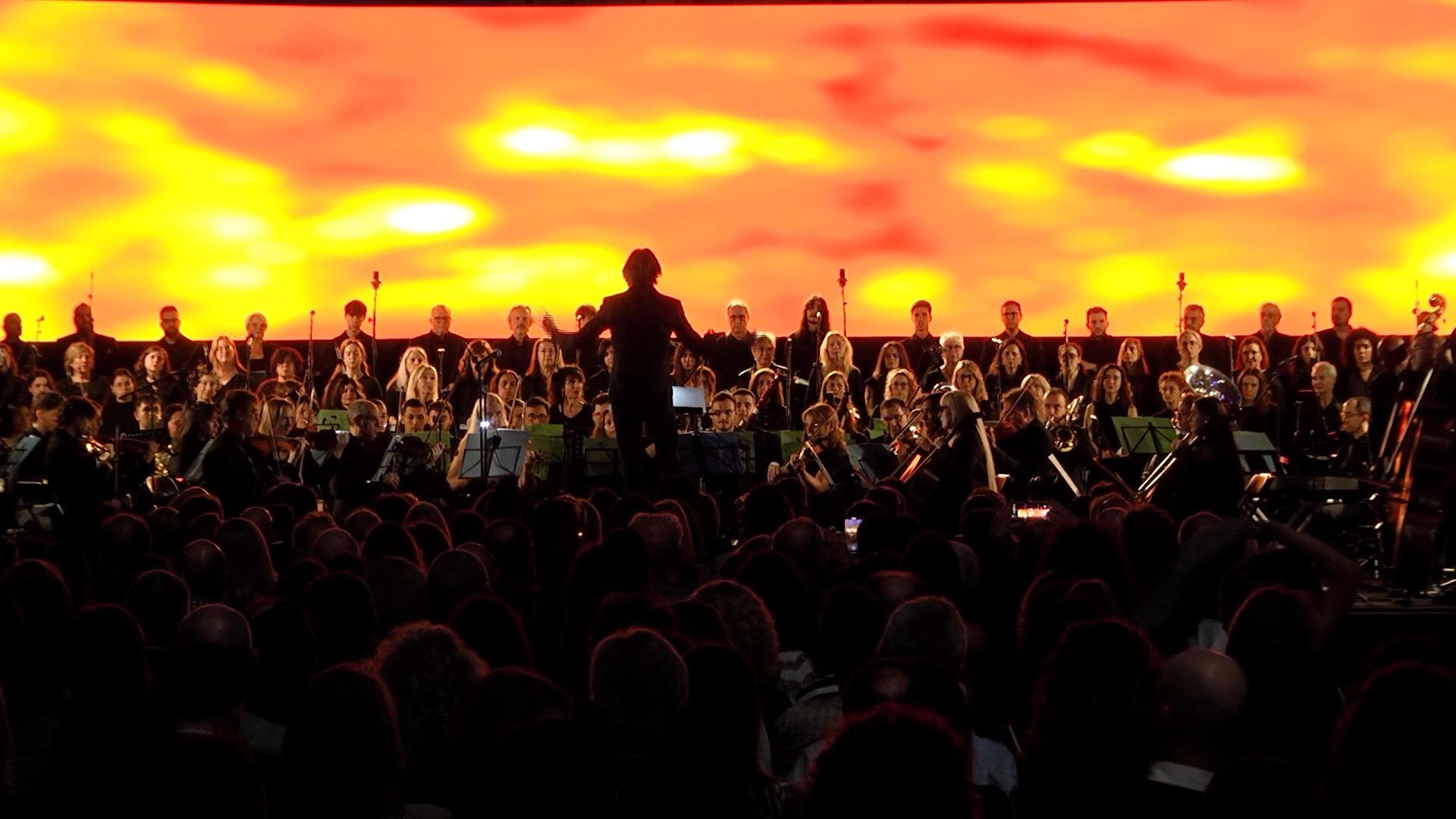 Fotografía del concierto sinfónico ‘Deep Field: The Impossible Magnitude of Our Universe'.