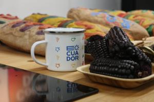 Algunos de los productos típicos de la ciudad de Quito que se exhibieron en el World Travel Market de Londres, la gran feria anual de turismo que se celebra en la capital británica.Efe/Miguel Salvatierra