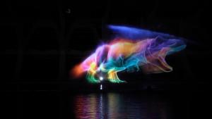 Imagen del espectáculo '‘Futuraqua’ en el 25 aniversario del Museu.