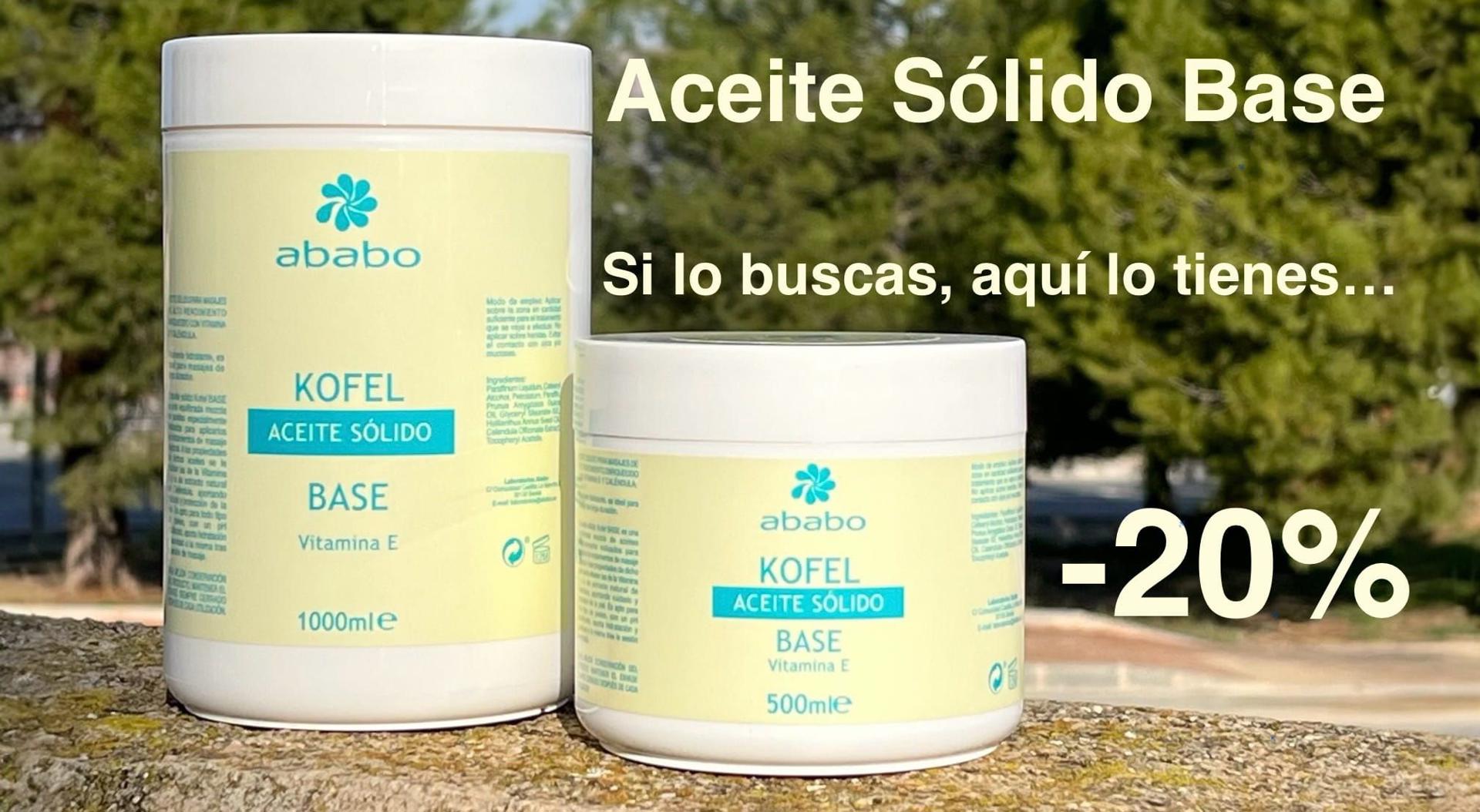 Pie de foto: Aceite sólido base Kofel 1000mlAutor: ABABO