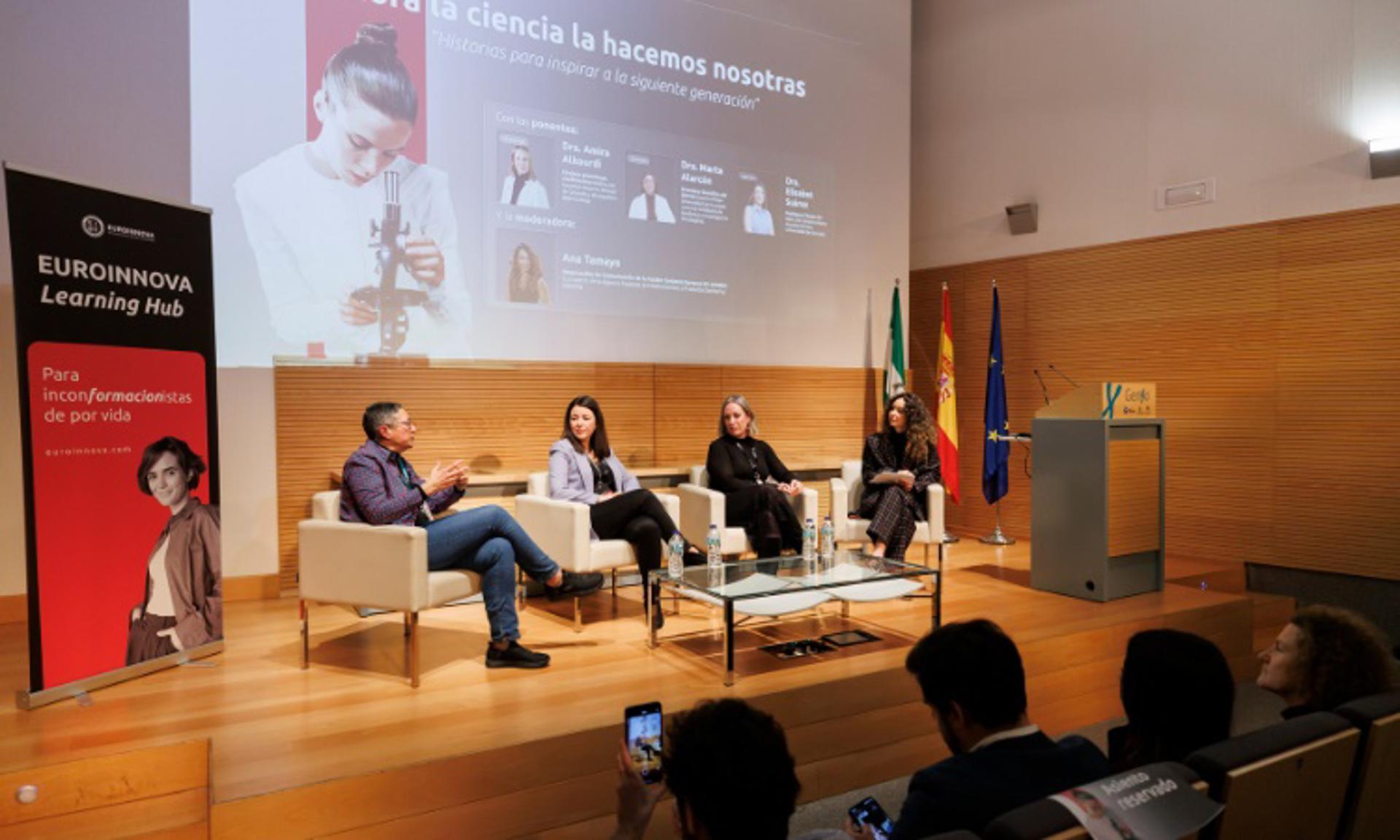 Pie de foto: Euroinnova reúne a referentes - Día de la mujer en la Ciencia 
Autor: Euroinnova"